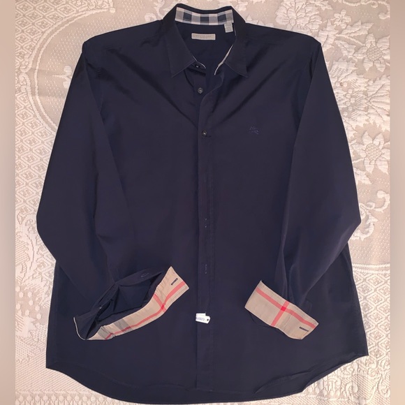 Burberry Other - Check Pattern Cuff and Collar Button Down Shirt